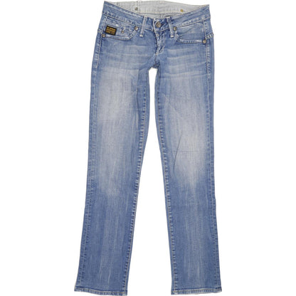 G-Star Women Blue Straight Slim Jeans W28 L31