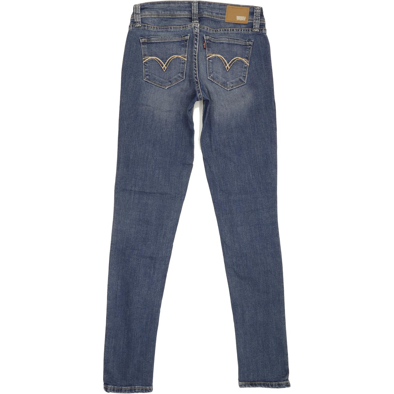 Levi's Demi Curve Women Blue Skinny Slim Stretch Jeans W26 L31