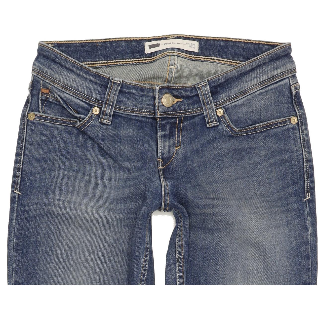 Levi's Demi Curve Women Blue Skinny Slim Stretch Jeans W26 L31