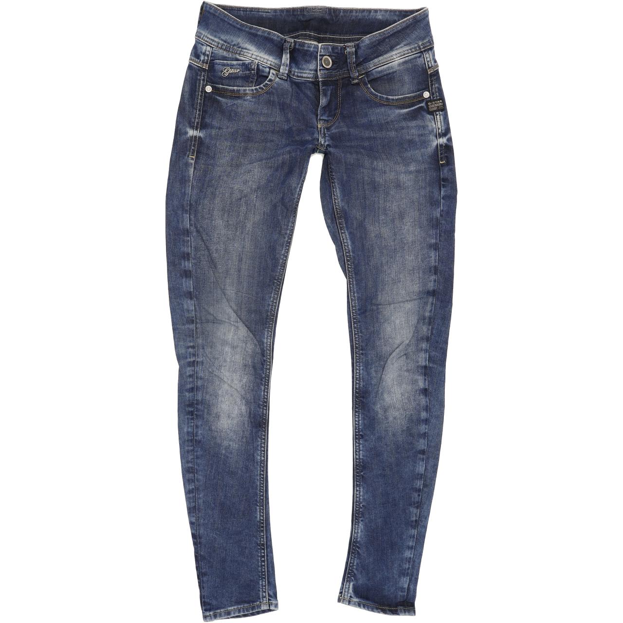 G-Star Lynn Men Blue Skinny Slim Stretch Jeans W26 L29