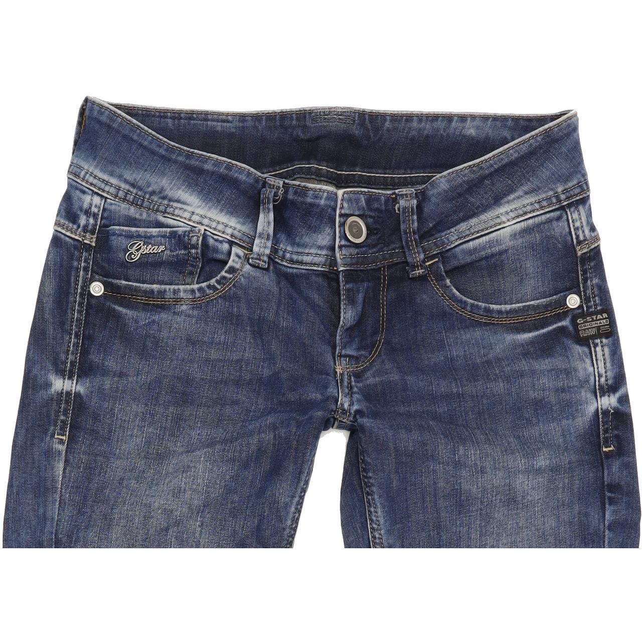 G-Star Lynn Men Blue Skinny Slim Stretch Jeans W26 L29