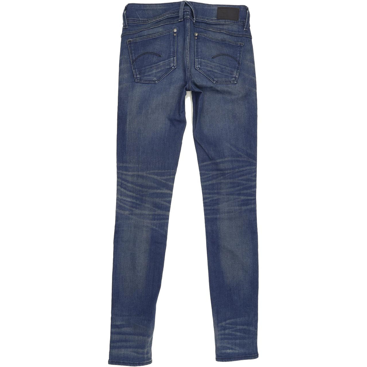 G-Star Lynn Mid Women Blue Skinny Slim Stretch Jeans W25 L32