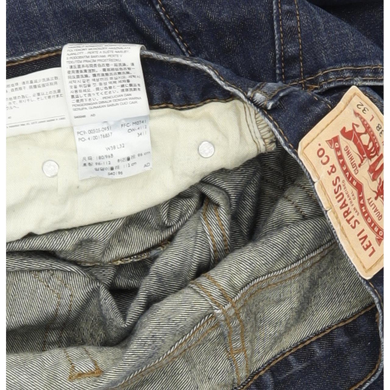 Levi's 505 Men Blue Straight Regular Jeans W38 L31