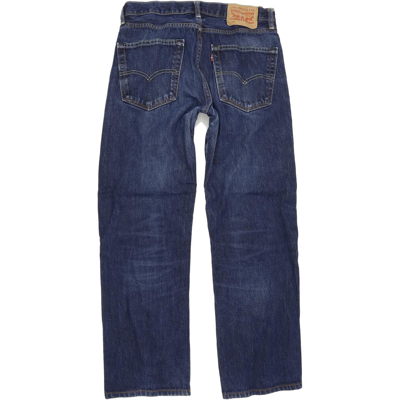 Levi's 751 Men Blue Straight Regular Jeans W31 L29