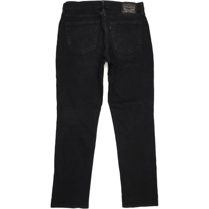 Levi's Men Black Straight Regular Stretch Jeans W32 L31