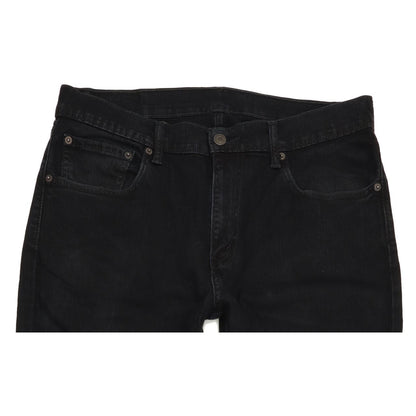 Levi's Men Black Straight Regular Stretch Jeans W32 L31