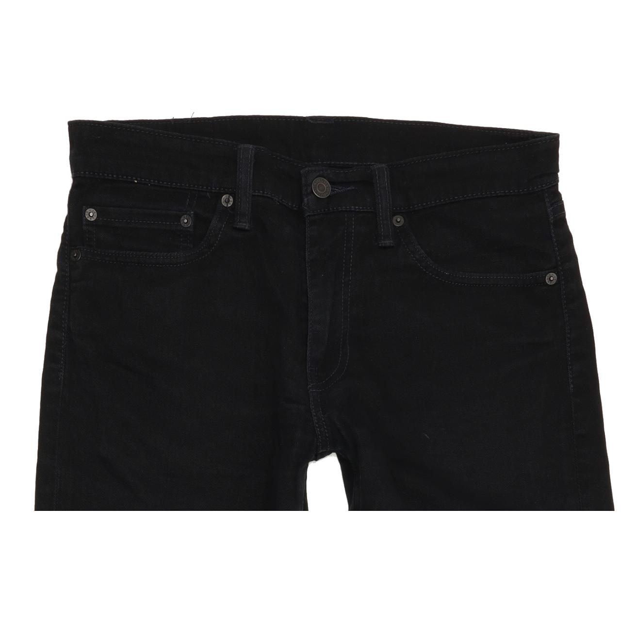 Levi's 511 Men Black Straight Slim Stretch Jeans W32 L31
