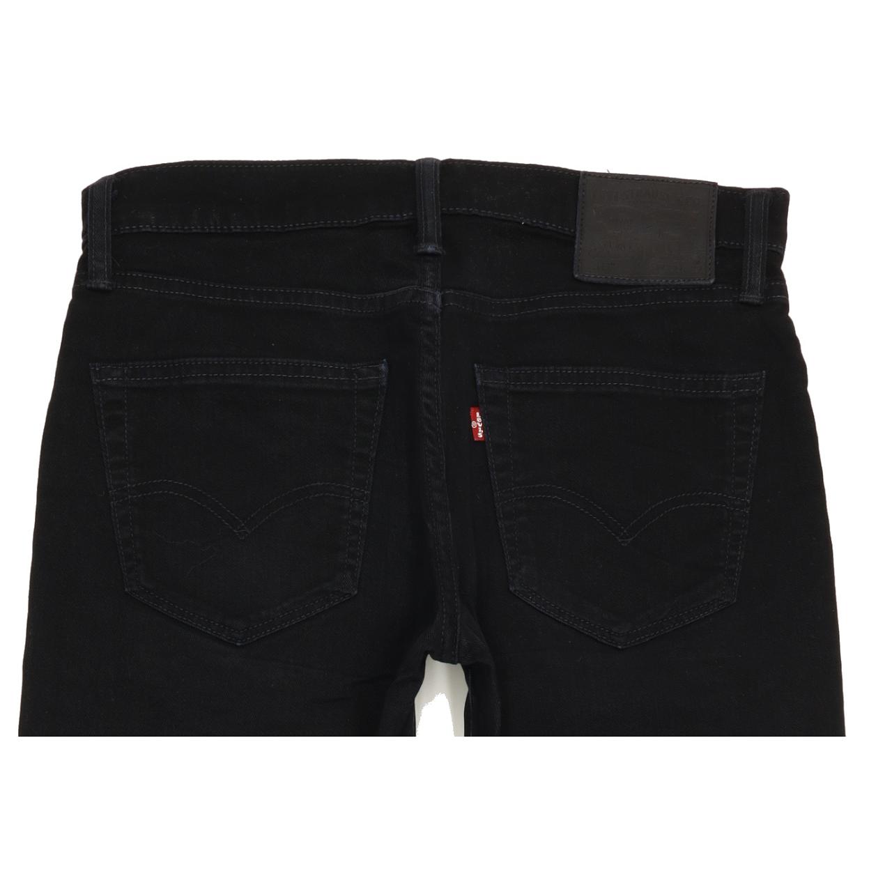 Levi's 511 Men Black Straight Slim Stretch Jeans W32 L31