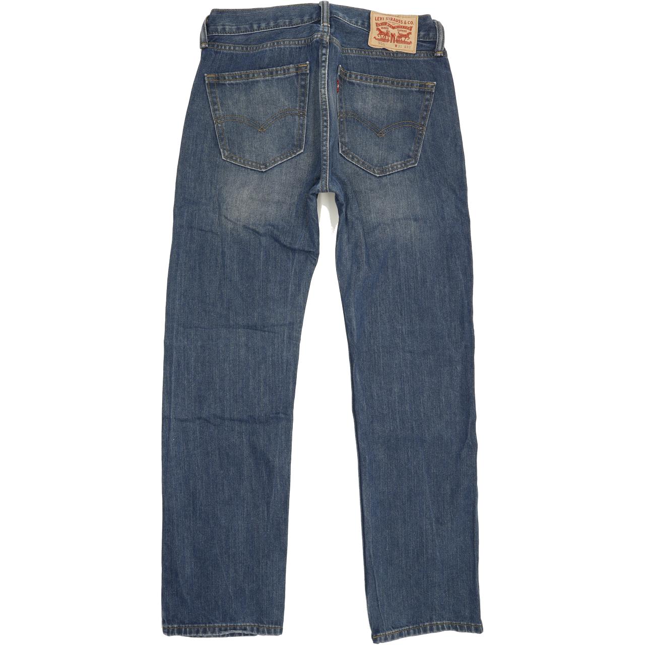 Levi's 505 Men Blue Straight Regular Jeans W31 L31