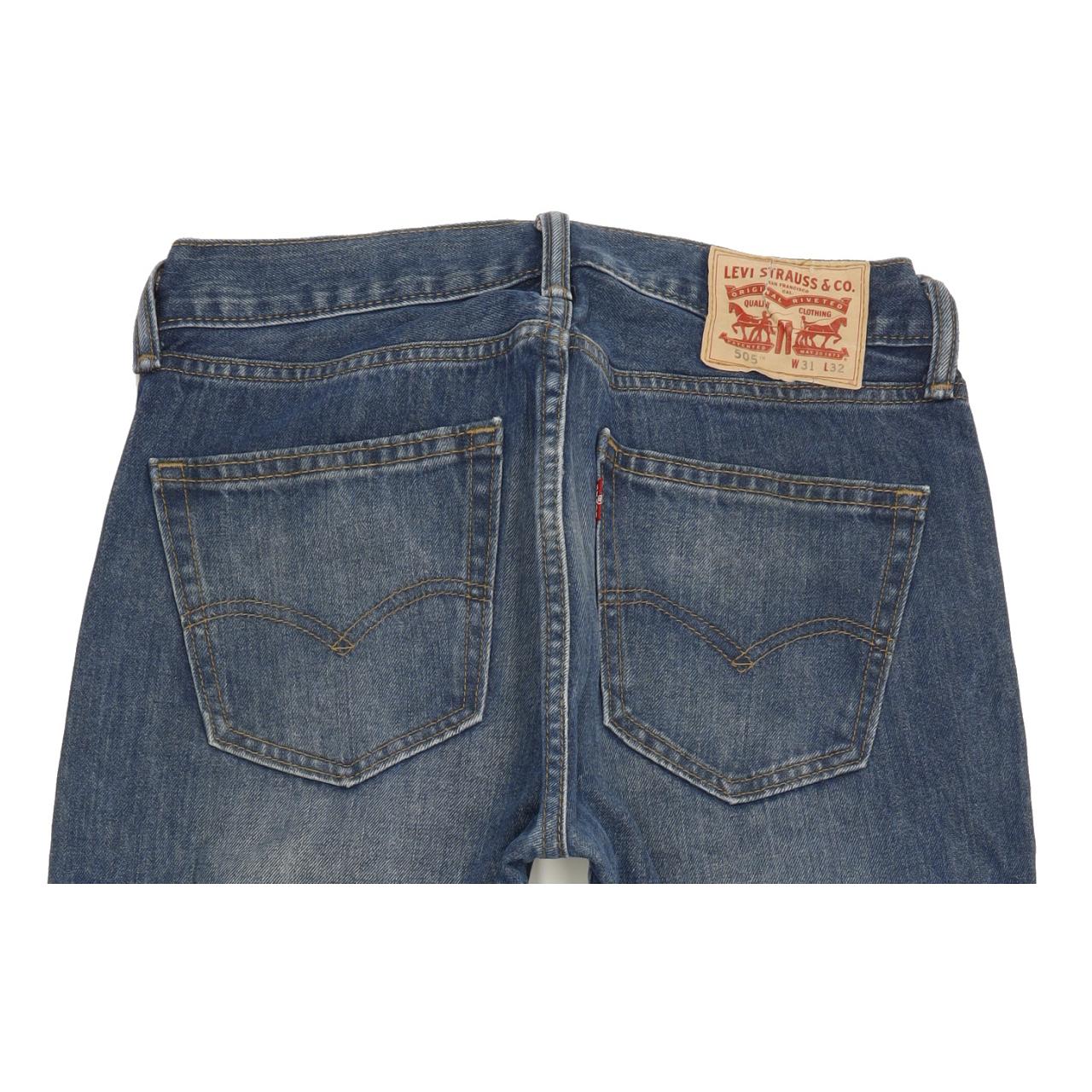 Levi's 505 Men Blue Straight Regular Jeans W31 L31