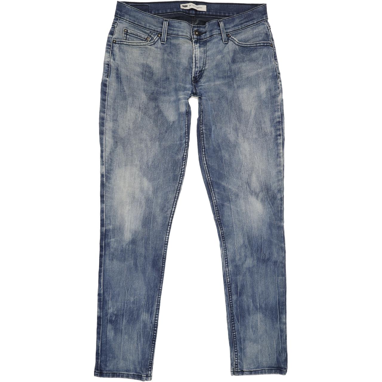 Levi's 524 Women Blue Straight Slim Stretch Jeans W30 L32