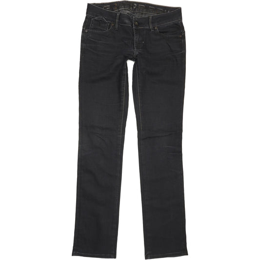 G-Star Women Navy Straight Slim Jeans W29 L33