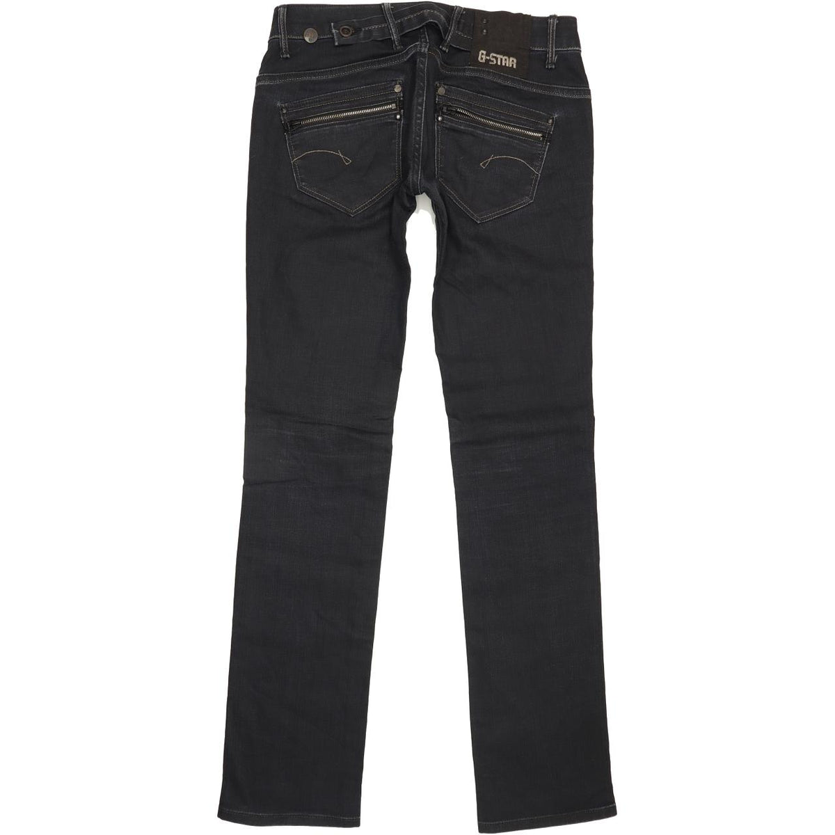 G-Star Women Navy Straight Slim Jeans W29 L33