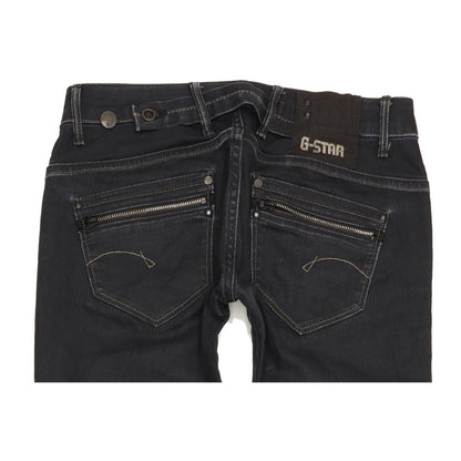 G-Star Women Navy Straight Slim Jeans W29 L33