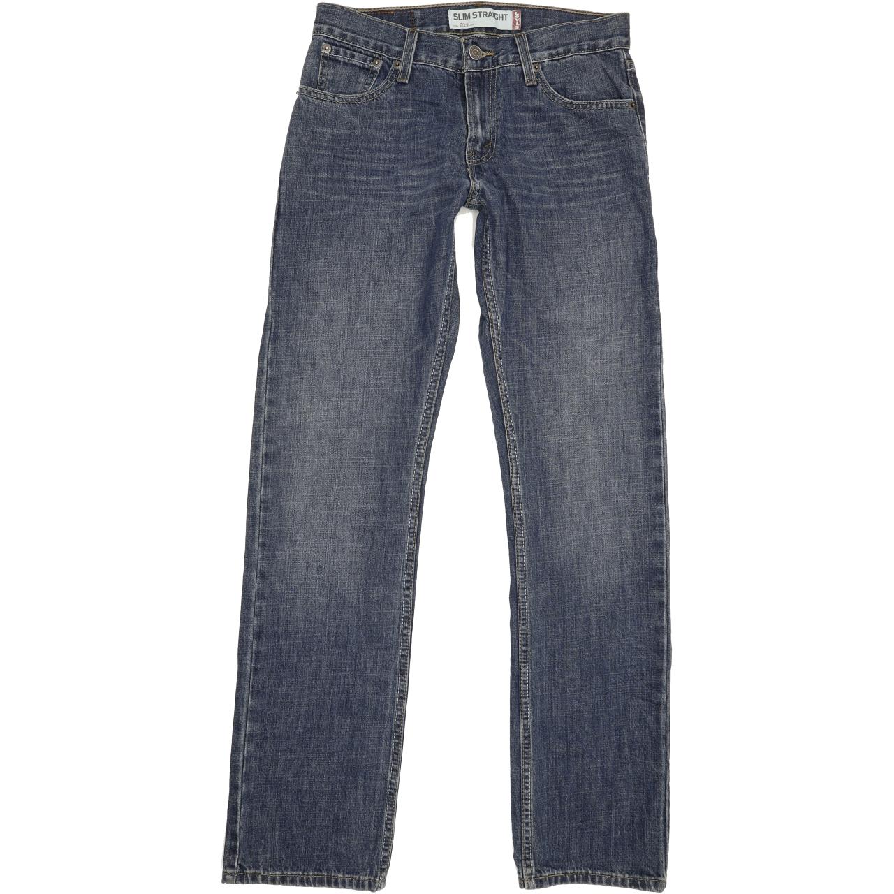 Levi's 514 Men Blue Straight Slim Jeans W29 L32