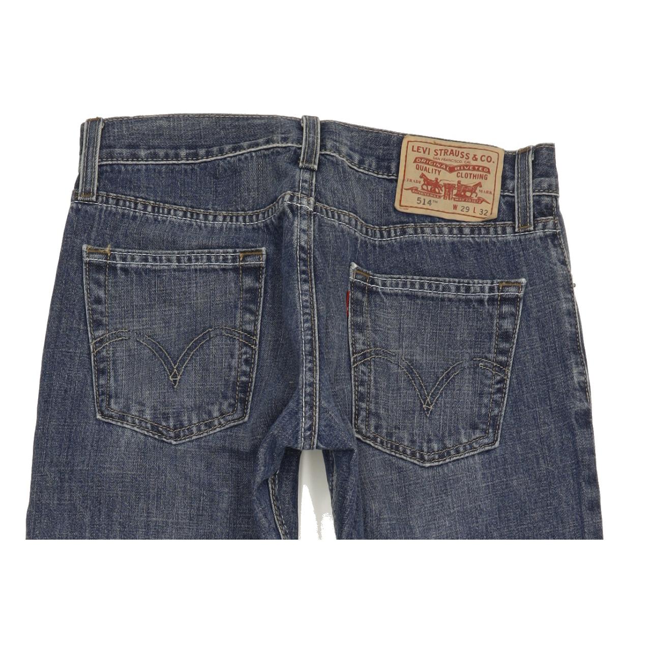 Levi's 514 Men Blue Straight Slim Jeans W29 L32