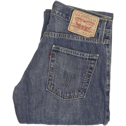 Levi's 514 Men Blue Straight Slim Jeans W29 L32