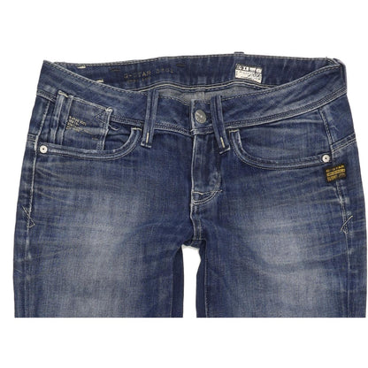 G-Star 3301 Men Blue Straight Slim Jeans W29 L31