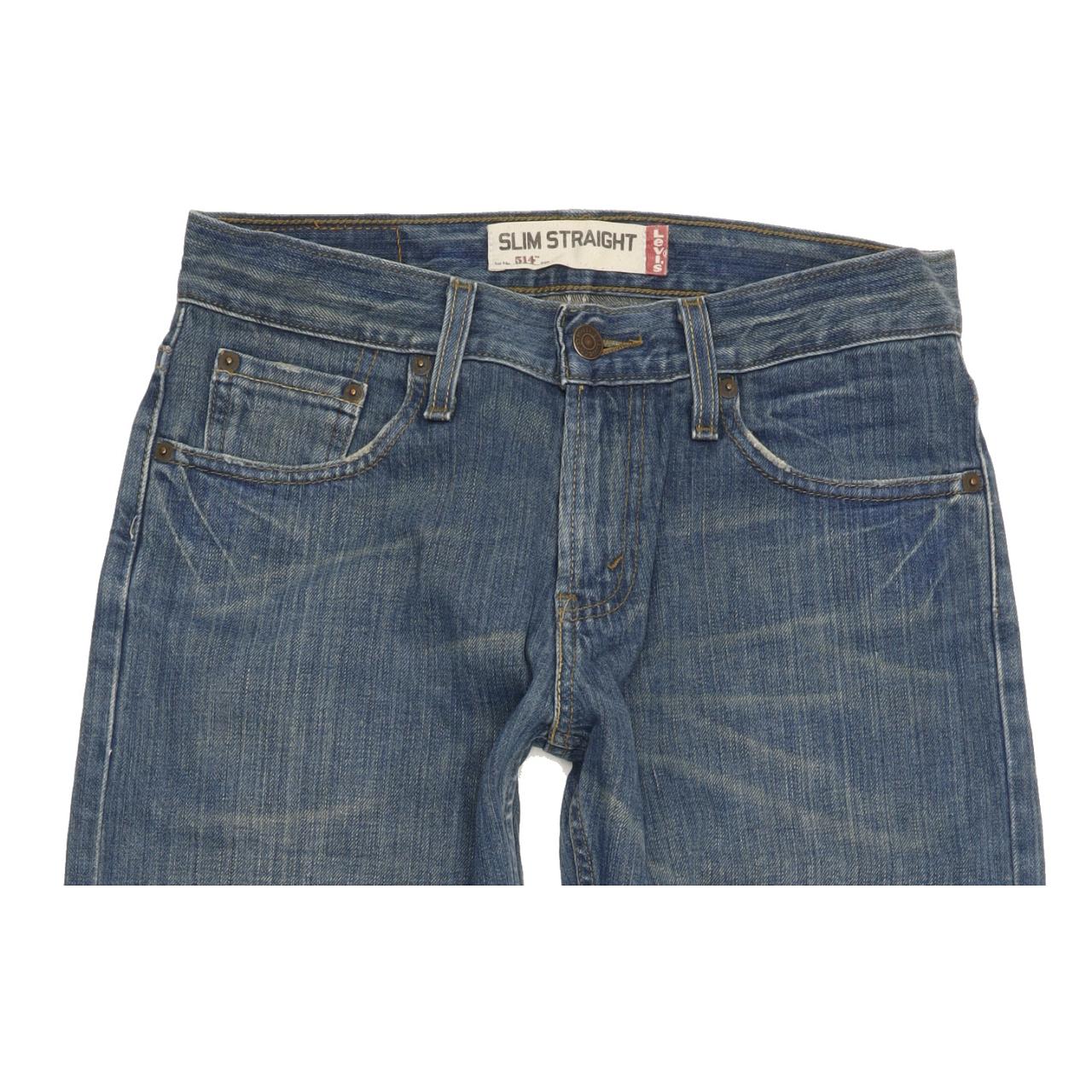 Levi's 514 Men Blue Straight Slim Jeans W29 L31