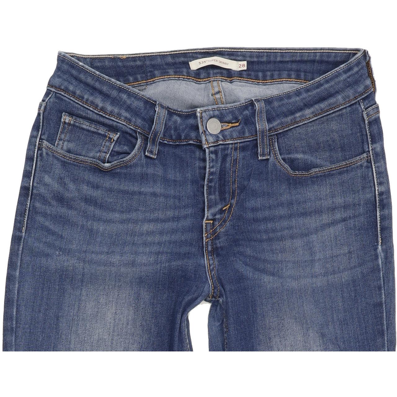 Levi's 535 Women Blue Skinny Regular Jeans W28 L28