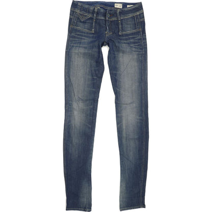 G-Star Cube Women Blue Skinny Slim Stretch Jeans W25 L34