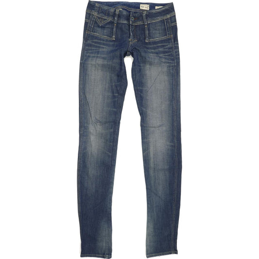 G-Star Cube Women Blue Skinny Slim Stretch Jeans W25 L34