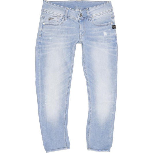 G-Star Lynn Women Blue Skinny Slim Stretch Jeans W28 L24