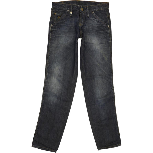 G-Star Medin Pant Women Blue Straight Loose Jeans W27 L32