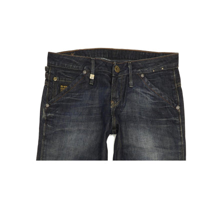 G-Star Medin Pant Women Blue Straight Loose Jeans W27 L32