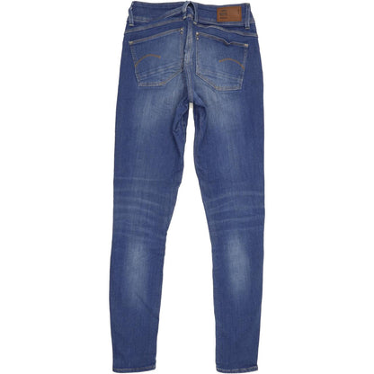 G-Star Lynn Mid Women Blue Skinny Regular Stretch Jeans W26 L29