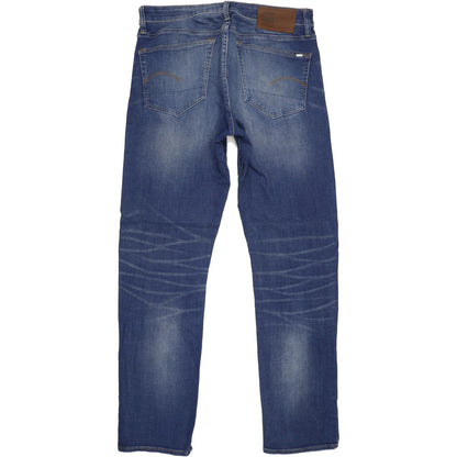 G-Star 3301 Men Blue Straight Regular Stretch Jeans W32 L33