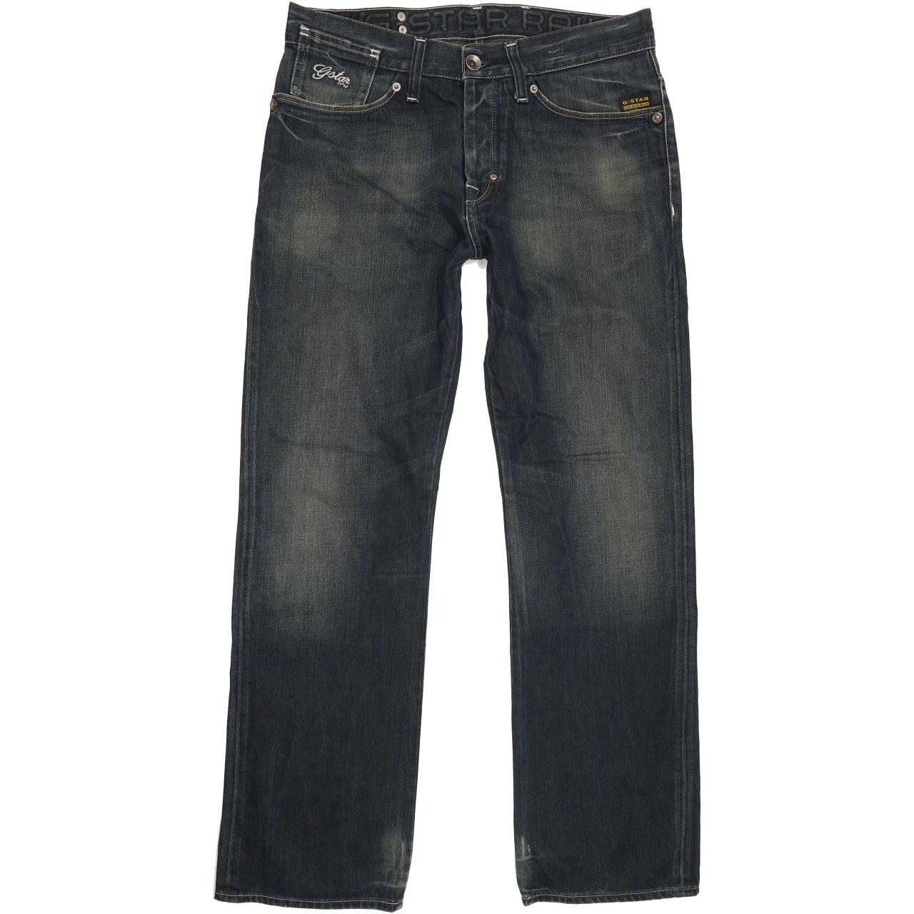 G-Star Coder Men Blue Straight Regular Jeans W33 L31