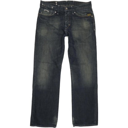 G-Star Coder Men Blue Straight Regular Jeans W33 L31