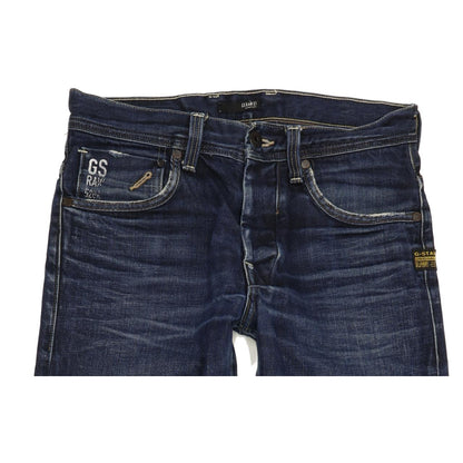 G-Star Men Blue Straight Regular Jeans W30 L29