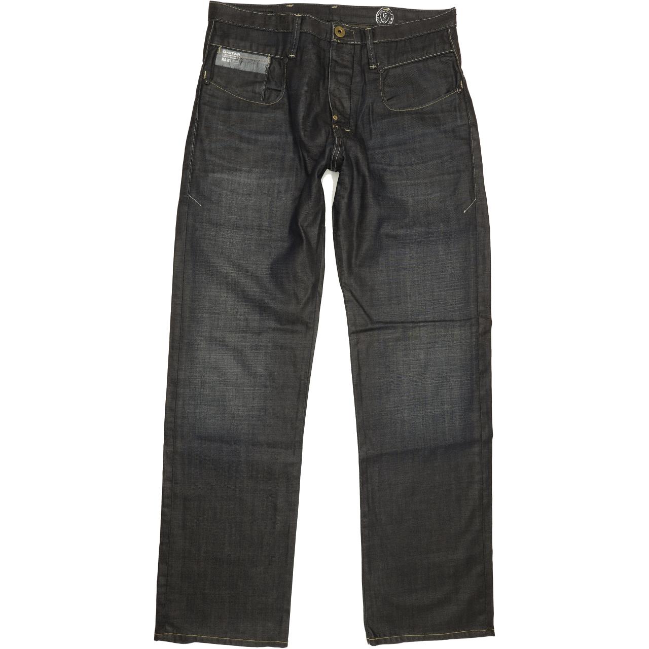G-Star Blade Men Navy Straight Loose Jeans W31 L33
