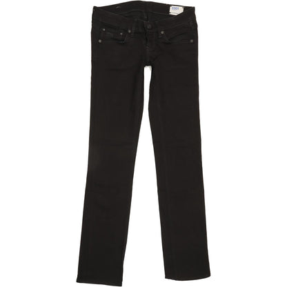 G-Star 3301 Women Black Straight Slim Stretch Jeans W27 L32