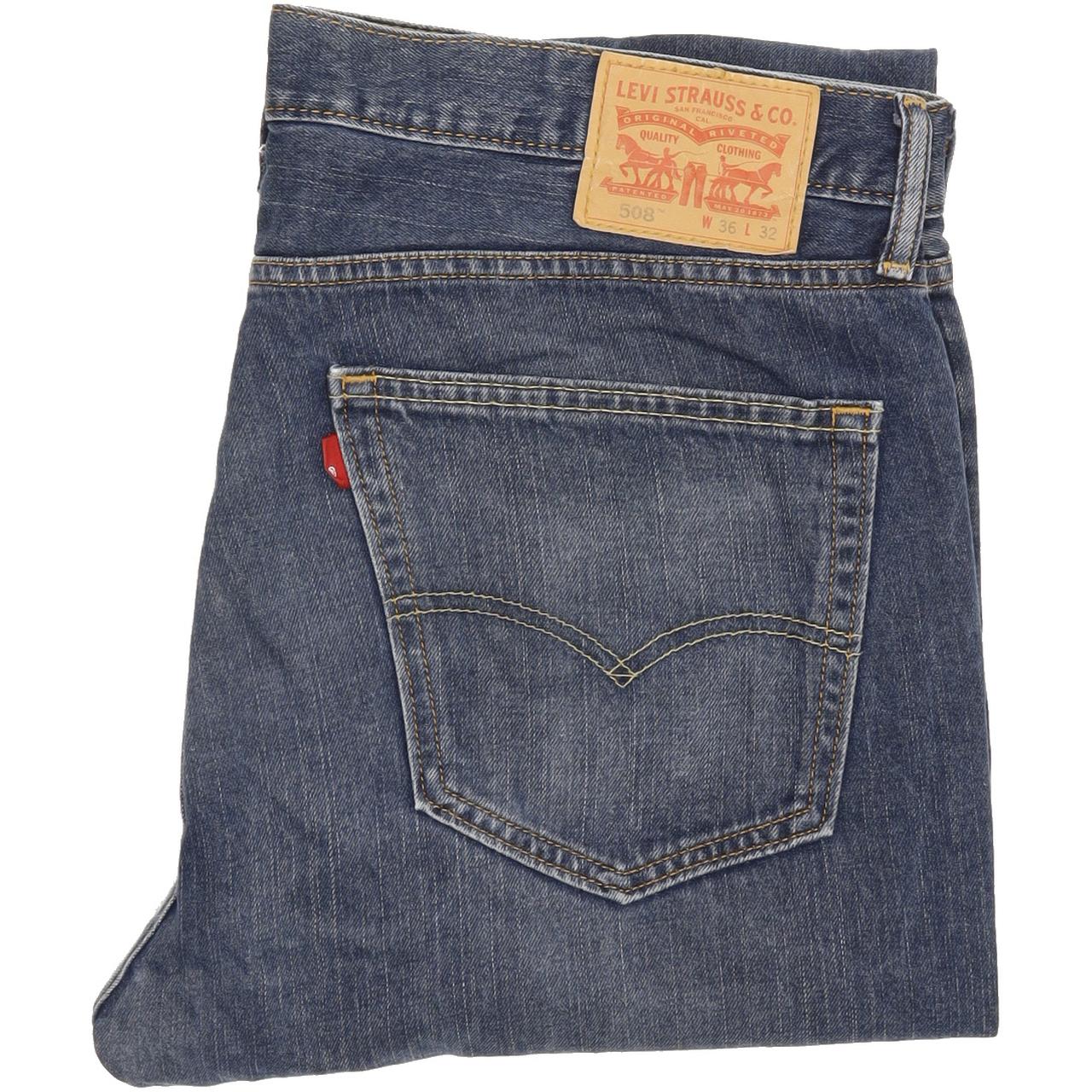 Levi's 508 Men Blue Straight Regular Jeans W37 L31