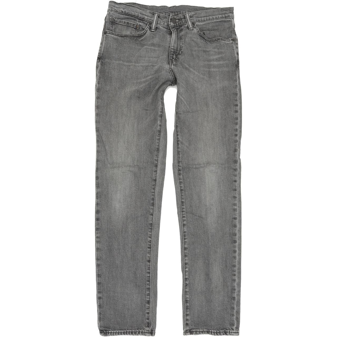Levi's 511 Men Grey Straight Slim Jeans W31 L32