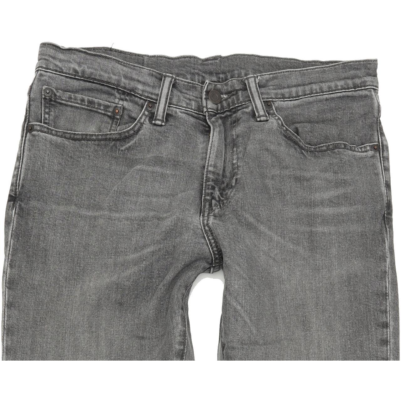 Levi's 511 Men Grey Straight Slim Jeans W31 L32