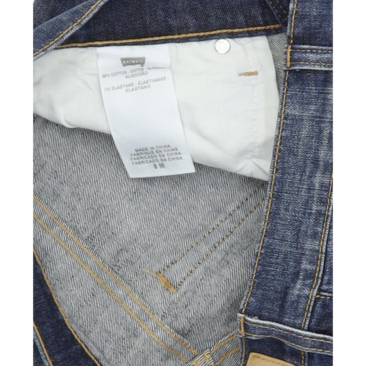 Levi's 505 Women Blue Straight Regular Stretch Jeans W30 L30