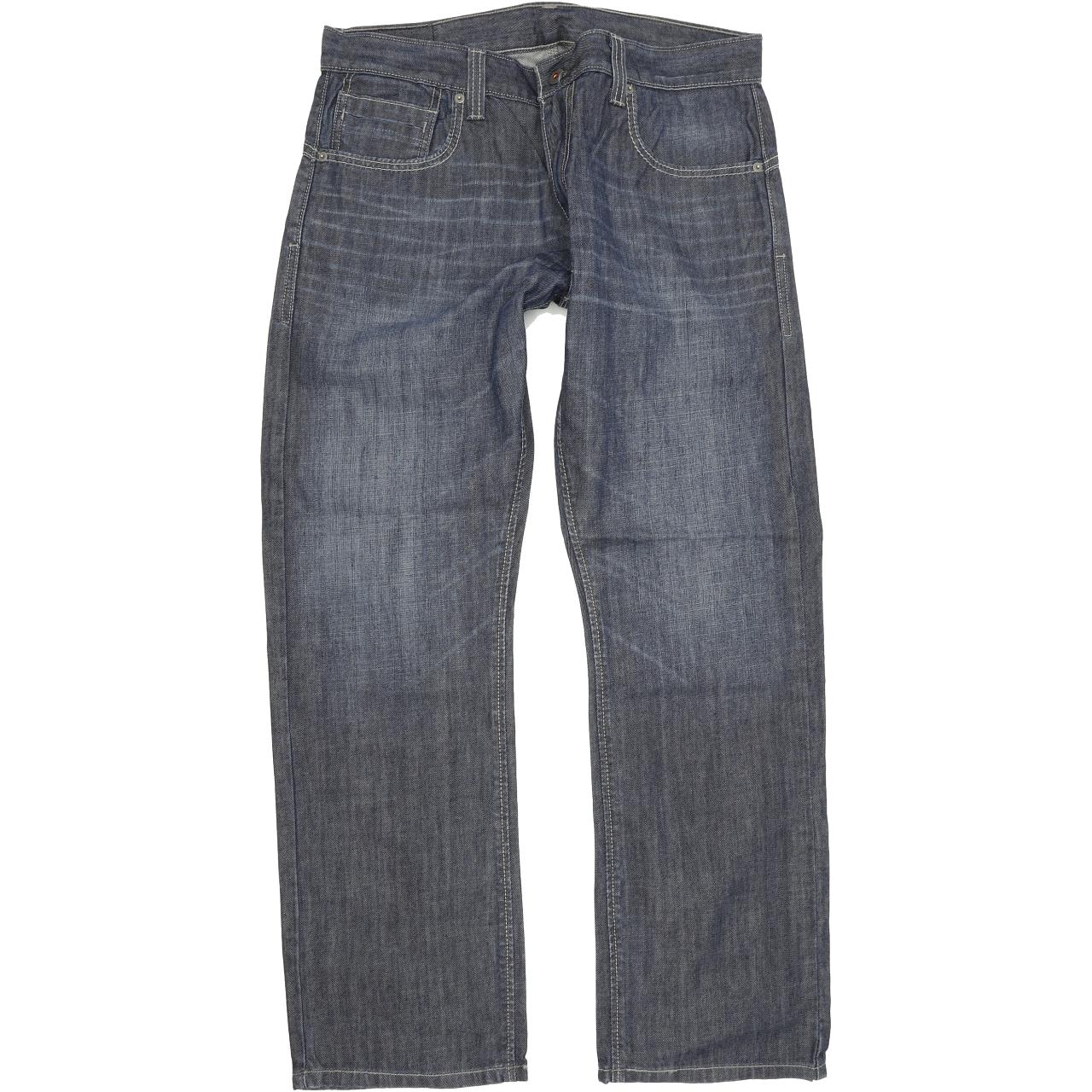 Levi's 514 Men Blue Straight Slim Jeans W34 L30