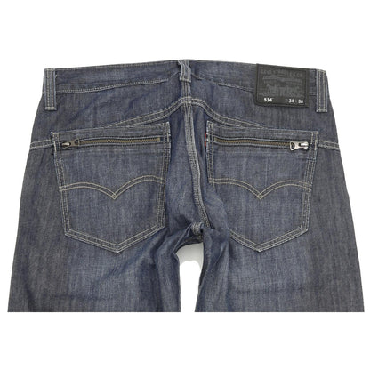 Levi's 514 Men Blue Straight Slim Jeans W34 L30