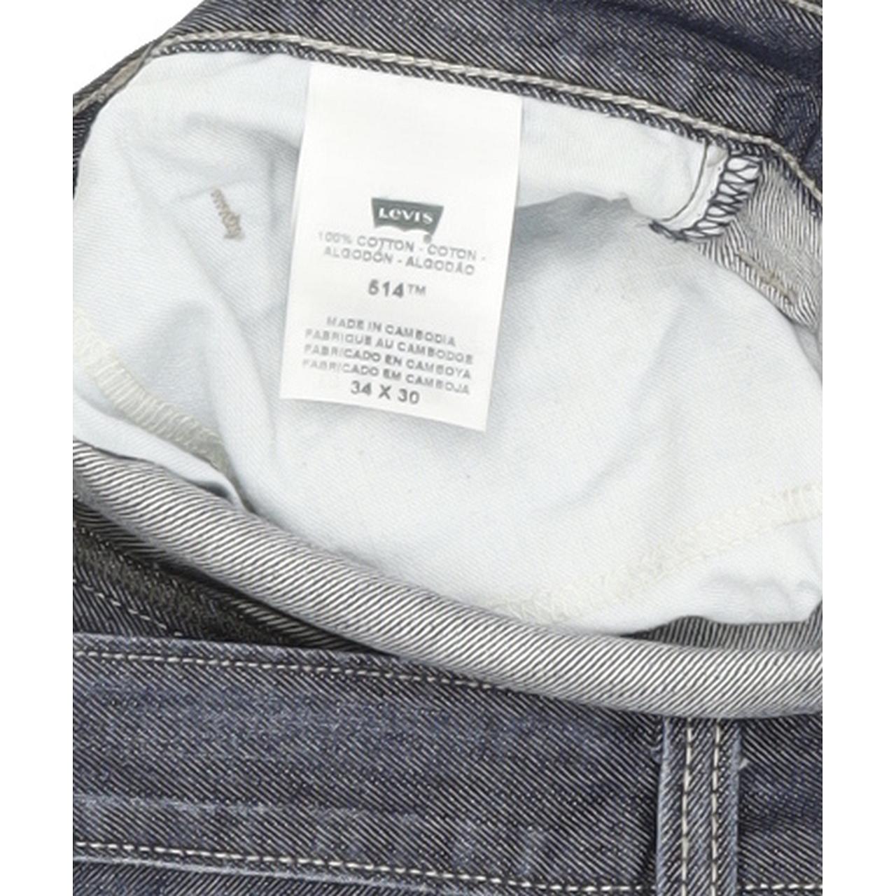 Levi's 514 Men Blue Straight Slim Jeans W34 L30