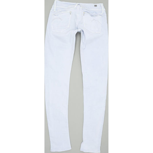 G-Star Lynn Women Blue Skinny Slim Stretch Jeans W29 L32