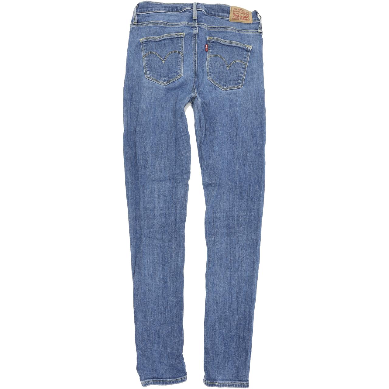 Levi's 711 Women Blue Skinny Slim Stretch Jeans W29 L32