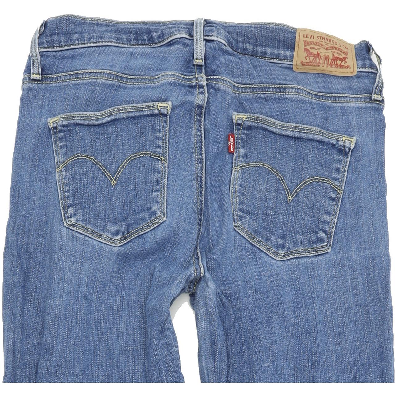 Levi's 711 Women Blue Skinny Slim Stretch Jeans W29 L32