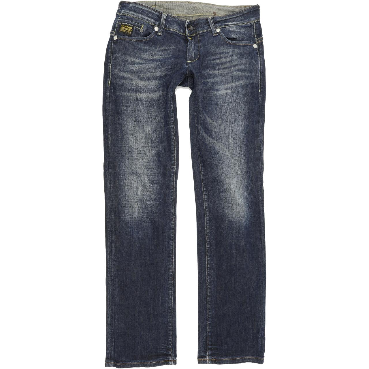 G-Star Midge  Women Blue Straight Regular Stretch Jeans W30 L31