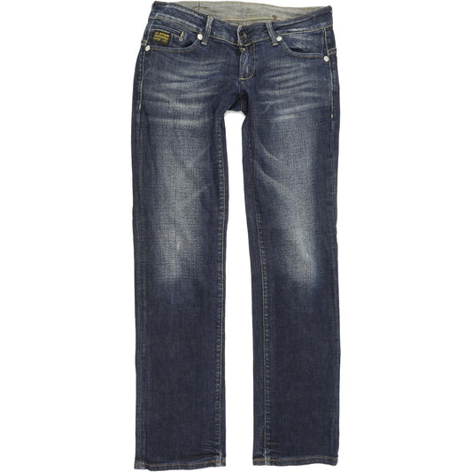 G-Star Midge  Women Blue Straight Regular Stretch Jeans W30 L31