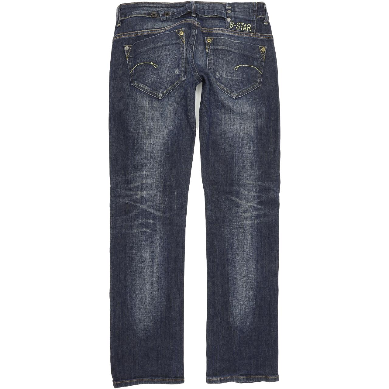 G-Star Midge  Women Blue Straight Regular Stretch Jeans W30 L31