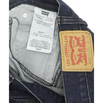 Levi's 510 Kids Blue Skinny Slim Stretch Jeans W27 L27